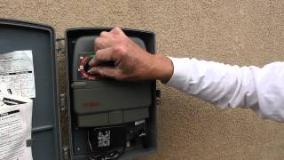 How to adjust your sprinkler control panel [upl. by Heron]