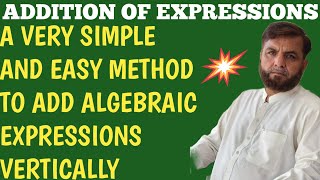 How to add algebraic expressions vertically [upl. by Carr]