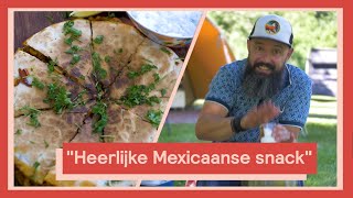 Mexicaanse Quesadillas 3  CampingKoken met Ramon [upl. by Ardaed]