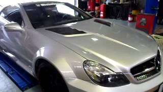 メルセデスベンツAMG SL55 リモートエンジンスターター LEDリモコン仕様 [upl. by Beryle]