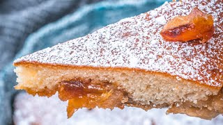 Obrátený jablkový koláč – Tarte Tatin s karamelizovanymi jablkamirecept food [upl. by Clayberg]