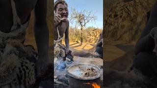 What a delicious Soup Hadza Makes middle of nowhere 😔😋😍hadzabetribe food [upl. by Kim]