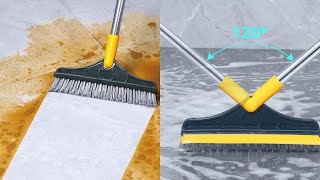 2 in 1 Floor Brush Scrub Brush Review 2021  Floor Scrub Brush with Long Handle [upl. by Naanac]