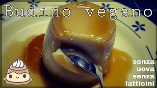 BUDINO ALLA VANIGLIA VEGAN  senza uova e senza latticini [upl. by Remo]