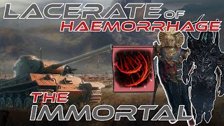 325 THE IMMORTAL  Lacerate of Haemorrhage Gladiator  Build Guide  Path of Exile Settlers [upl. by Nohtanoj]