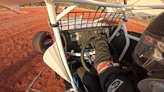 📸 USCS 360 Sprint Car Thunder Tour Hot Laps at Needmore Speedway 🏁 Dustin Burtron [upl. by Tobe765]