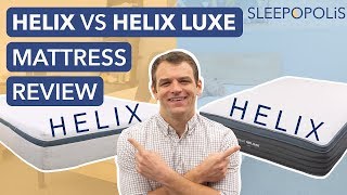 Helix vs Helix Luxe Mattress Review  Which is Right for You [upl. by Owades]