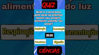 Quiz Ciências Naturais  Teste Seus Conhecimentos 3 shorts [upl. by Kobi]