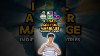 💍Legal age for marriage in different countries [upl. by Sheeran]