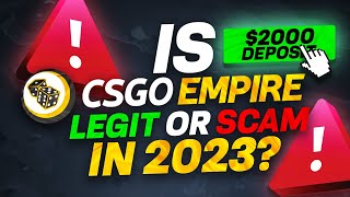 IS CSGOEMPIRE LEGIT OR SCAM IN 2023 Honest Gambling [upl. by Adamo499]