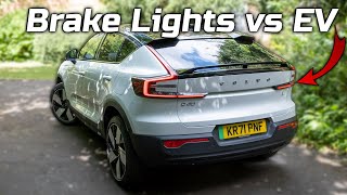 Brake Lights vs One Pedal Drive in an EV [upl. by Shum462]