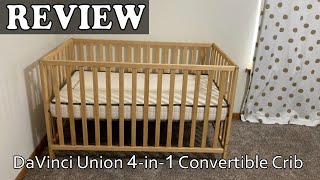 DaVinci Union 4 in 1 Convertible Crib Review  Should You Buy [upl. by Lyris100]