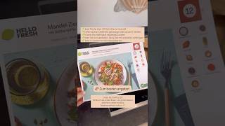 HelloFresh Inspiration und sparen mit dem Code HELLOAPPLE120  bei Fragen schreibt mir auf insta [upl. by Novelc]