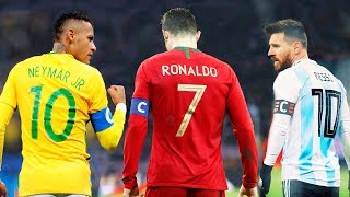 Neymar vs Cristiano Ronaldo vs Messi ● National Heros [upl. by Eidob812]