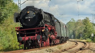 Puchheimer Dampflokfahrten mit der BR01 180 zwischen Pasing Puchheim und Geltendorf [upl. by Atinej474]