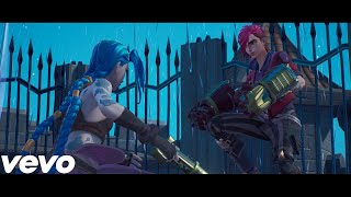 Imagine Dragons  Enemy Official Fortnite Music Video Arcane Vi Arrives To Fortnite [upl. by Zacharia]