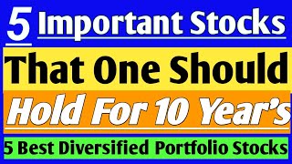 5 Best Diversified Portfolio Stocks l Hold For 10 Years To Get Multibagger Returns [upl. by Chemush]