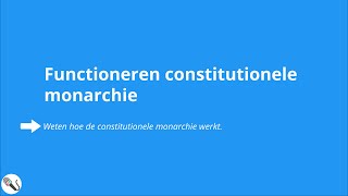 Politiek en Beleid constitutionele monarchie [upl. by Eittel989]