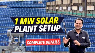 1 Megawatt Solar Power Plant  Best Practices Engineering amp Construction of 1 MW Solar PV Plant [upl. by Brill]