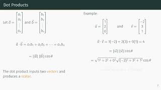 Dot Product Orthogonality and Components [upl. by Tory]