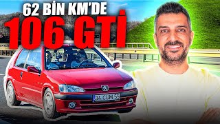 Peugeot 106 GTI  62 Bin Km’de Fabrikadan Çıktığı Haliyle Otoban Faresi [upl. by Nosduj229]