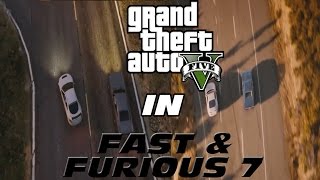 Fast amp Furious 7 Ending In GTA 5 Side By Side Comparison [upl. by Laney]