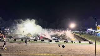 Renfrew fair demolition derby 4 cylinder final 2024 [upl. by Nylrac]