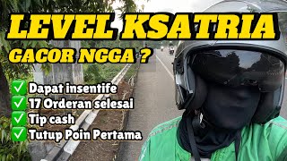 Pendapatan Grabbike LEVEL KSATRIA ⁉️ Cara Menuju Jawara Grabbike WAJIB KONSISTEN [upl. by Orsa]