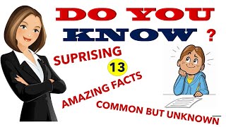 226  DO YOU KNOW   AMAZING FACTS  SURPRISING FACTS [upl. by Zannini]