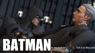 BATMAN The Telltale Series  Visit Mayor Hill as Batman [upl. by Pickard441]