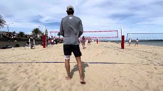 Men’s AA quarter ChrisKelvin vs PaulMason forfeit after Set 1 [upl. by Esialb]