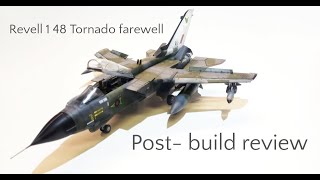 Revell 1 48 Tornado farewell in to 9 squadron RAF Bruggen 1989 hiviz white tail [upl. by Meela]