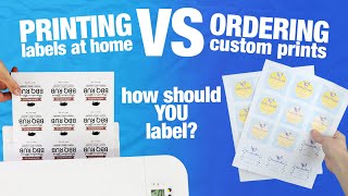 Should You CREATE Stickers at Home or ORDER Custom Prints  OnlineLabels [upl. by Karola271]