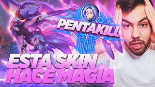 MI PRIMER PENTAKILL CON AKALI STAR GUARDIAN ¿LA MEJOR SKIN DE AKALI [upl. by Ahsenrad]