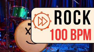 100 BPM  Rock Drum Beat  Backing Track 103 [upl. by Naujat612]