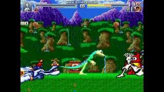 MUGEN Episode 4 Fido Dido amp Plok vs Earthworm Jim amp Gex [upl. by Auoy]