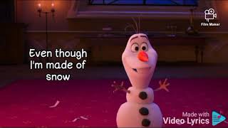 Unmeltable me song lyrics Frozen 2 [upl. by Oal]