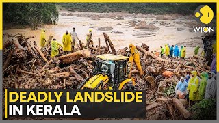 Wayanad landslides Two landslides hit Wayanad over 3000 rescued amp moved to 45 relief camps  WION [upl. by Maiga80]