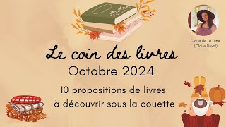 🍂 Le coin des livres  Octobre 2024  légende arthurienne Régine Pernoud tarot poésie … [upl. by Nialb]