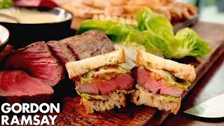 The Ultimate Steak Sandwich  Gordon Ramsay [upl. by Macnamara]