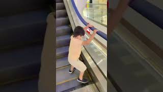 Escalator funny video [upl. by Champ]