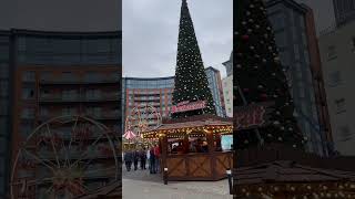 Opening the Christmas Market in Gunwharf Quays Porthsmouth 🇬🇧 [upl. by Eirelav]