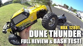 HBX 12891 112 Scale 4X4 Race Truck Review  UnBox Inspection DriveCRASHBash Test Pros amp Cons [upl. by Atterrol]