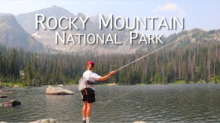 FLY FISHING ROCKY MOUNTAIN NATIONAL PARK  Estes Park Colorado [upl. by Nikita]