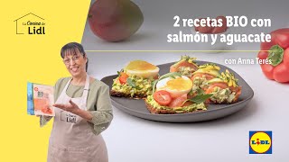 2 recetas BIO con salmón y aguacate 🐟 🥑  Recetas con productos BIO  Lidl España [upl. by Brod]