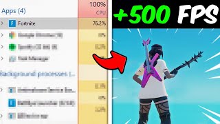 How to INSTANTLY INCREASE FPS in Fortnite CHAPTER 5 [upl. by Norty954]