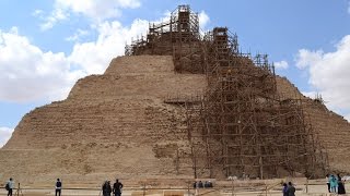 هرم زوسر المدرج Step Pyramid at Saqqara [upl. by Otxis]