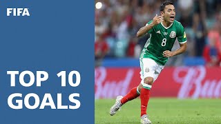 TOP 10 GOALS  FIFA Confederations Cup Russia 2017 [upl. by Karim]