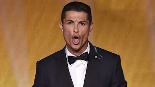 Cristiano Ronaldo Siuuu At Ballon dor 2014 [upl. by Ennelram]