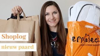 SHOPLOG voor mijn NIEUWE PAARD 🛍️ [upl. by Akenehs]